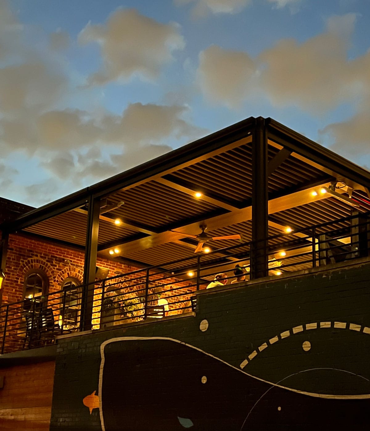 The perfect ambience created by The Smart Pergola®