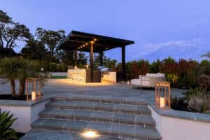 Customise integrated lighting features with The Smart Pergola®